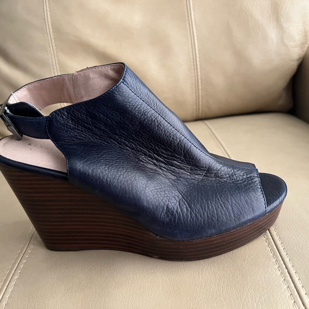 Kenneth Cole leather heels.  4 inch heel